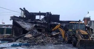 Демонтаж сгоревших зданий в Губкине | Сварной-Гбк - снос после пожара от 1050 рублей